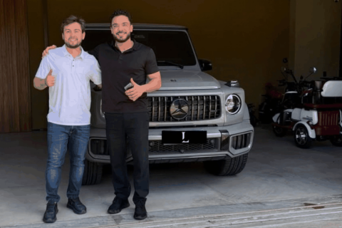 Wesley Safadão e esposa adquirem novo carrão de luxo e ele se diverte: “Eu gosto de cavalo”