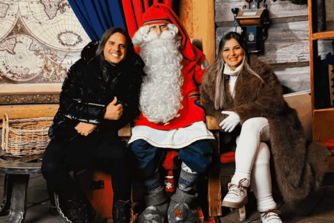 Marlus Viana curte férias com a esposa na Finlândia; veja os registros