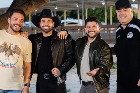 Ramon e Randinho apresentam o videoclipe de “Vaqueiro é Vaqueiro” ao lado de Wesley Safadão e Rey Vaqueiro